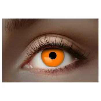 Kontaktní čočky UV kontaktní čočky Flash Orange – nedioptrické, měsíční, 2 ks