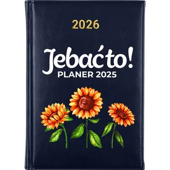 Kalendář Knižkový kalendář 2026 A5 FunnyCase modrý