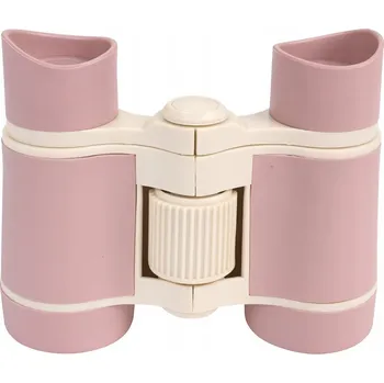 Dalekohled Dětský dalekohled 4x 30, růžový, lehký a bezpečný. Skvělý dárek