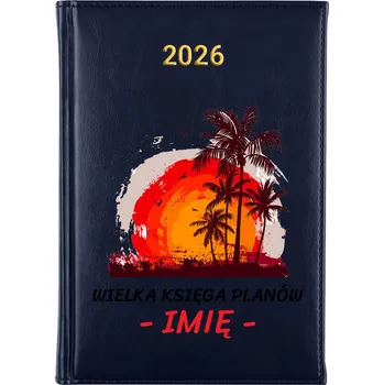 Kalendář Knižkový kalendář 2026 A5 FunnyCase modrý