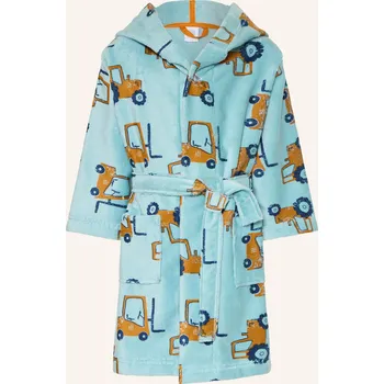 Dámský župan Sanetta Župan, tmavě modrá / světle hnědá