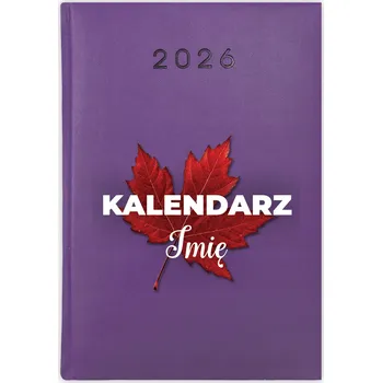 Kalendář Knihový kalendář 2026 A5 fialový