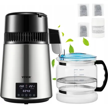 Bojler Destilační přístroj destilátor vody elektrický s konvicí 4L 1750 W