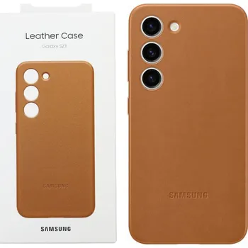 Pouzdro na mobilní telefon Samsung Zadní Kryt pro Samsung Galaxy S23 hnědé