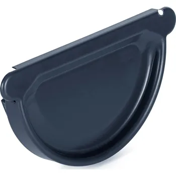 okap Čelo s těsněním pro okapový žlab EVROMAT 333 mm pozinkované lakované RAL 7016 antracit