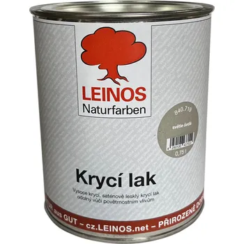 Olej na dřevo LEINOS 840.719 - Krycí lak saténově lesklý 0,75lt