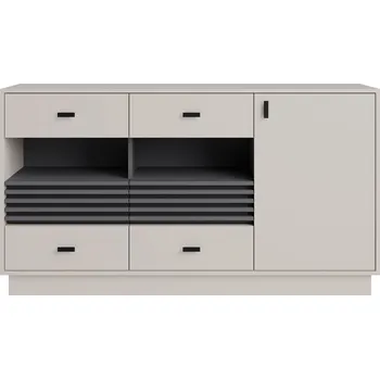 Komoda Meblar Komoda Allmo AL8 Vyber provedení: Kašmír + antracit