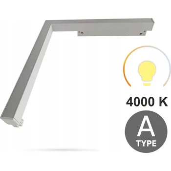 Úhlový Reflektor Horizontální Bílý LED Ultron 16W 4000K Typ A SMART TRACK 48VDC