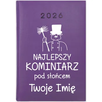 Kalendář Knižkový kalendář 2026 A5 Cute Cups fialový