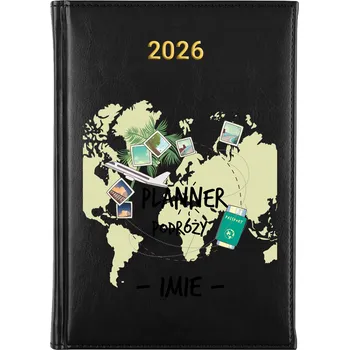 Kalendář Knižní kalendář 2026 A5 FunnyCase černý