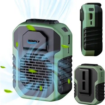 Domácí ventilátor Mini ventilátor Yifeng Mini Wentylator Wiatrak Na Klips Ręczny Z zelený