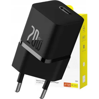 BASEUS GAN5 20W USB-C PD Nabíječka pro iPhone iPad - Rychlé Mini Nabíjení