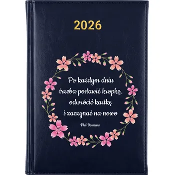 Kalendář Knižkový kalendář 2026 A5 FunnyCase modrý