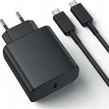 Rychlá USB-C PD nabíječka 45W s 2m kabelem, kompatibilní s Fast Charge PD QUICK