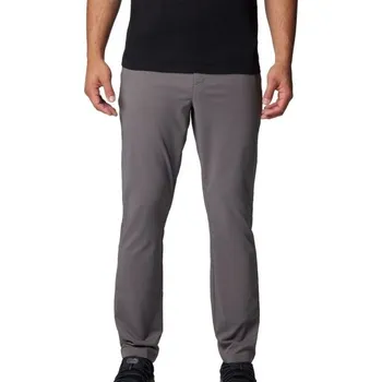 Pánské outdoorové kalhoty Columbia SAGE PEAK CHINO PANT 40 Tmavě šedá, Bílá