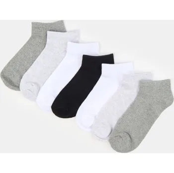 Dámská móda Sinsay - Sada 7&nbsp;párů ponožek - šedá - 331FI-09M - 331FI-09M-36H