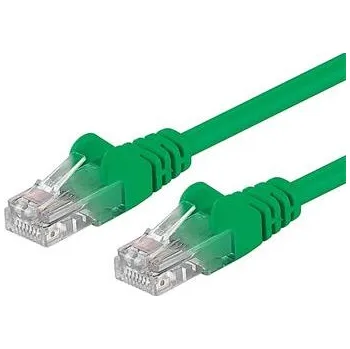 Síťový kabel PremiumCord Patch kabel UTP RJ45-RJ45 CAT6 0.5m zelená