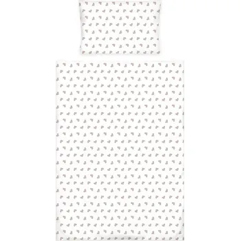 Povlečení ALBERO MIO Dětské povlečení - Srdíčkový svět