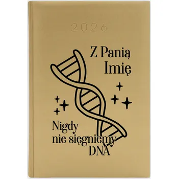 Kalendář Knižní kalendář 2026 A5 FunnyCase zlatý