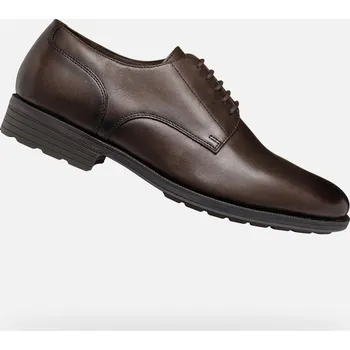 Pánská obuv Pánské společenské boty GEOX WALK PLEASURE F HNĚDÁ 43