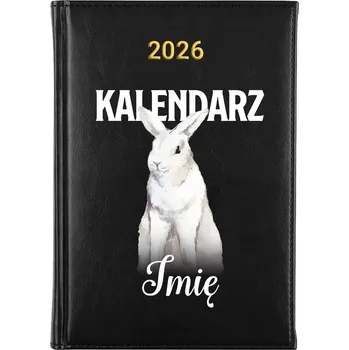 Diář Knižní kalendář 2026 A5 FunnyCase černý