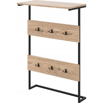 Věšák Šatní ramínko Costway, odstíny hnědé