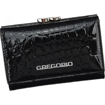 Peněženka Dámská kožená peněženka černá - Gregorio Ayva černá