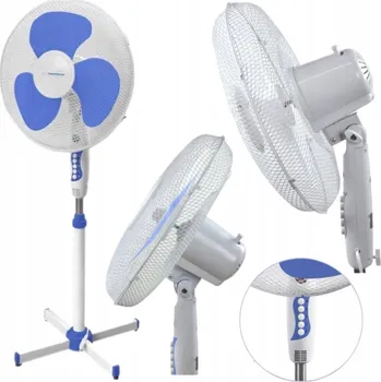 Domácí ventilátor Podlahový ventilátor Greatstore, bílý