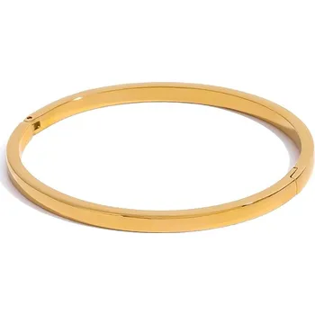 Náramek ELENYS Grace – pozlacený pevný náramek 18K žluté zlato Délka náramku: Vnitřní průměr 6 cm / obvod cca 18,8 cm