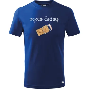 Dětské tričko s potiskem Nejsem špunt Velikost: 158/12 let, Barva trička: Královsky modrá