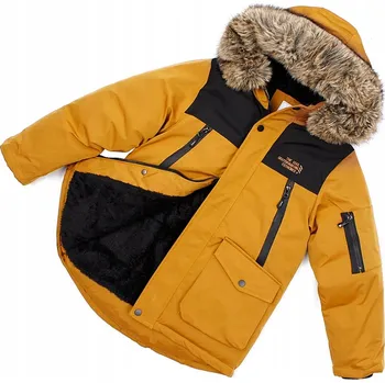 F-26 Dětská zimní bunda parka, velikost 140