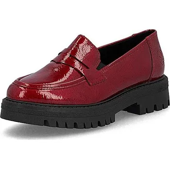 Dámské mokasíny RIEKER dámské mokasíny 47550-33 červené 40