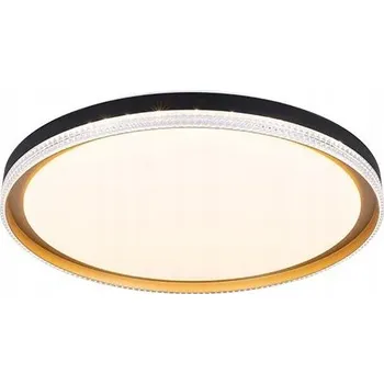 LED stropní svítidlo svítidlo NÁSTĚNNÝ 42 W 50 cm ČERNÉ ZLATO