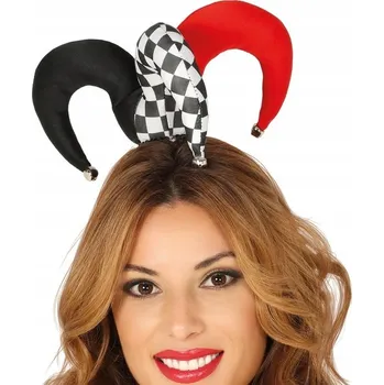 Karnevalový doplněk Guirca čelenka klaun