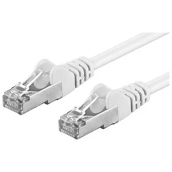 Síťový kabel Premiumcord Patch kabel CAT6a S-FTP, RJ45-RJ45, AWG 26/7 3m bílá