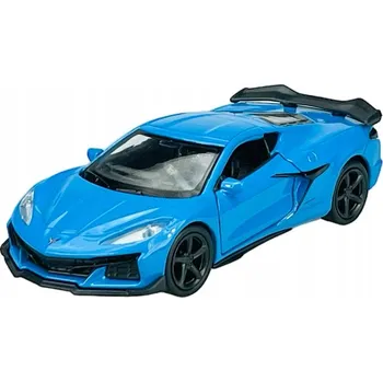 autíčko WELLY 2023 CHEVROLET CORVETTE Z06 MODRÝ 1:34 KOVOVÝ NOVÝ MODEL