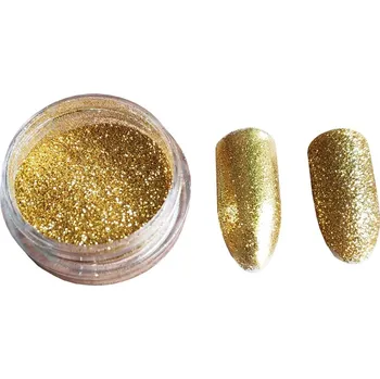 Duo třpytivý prach pro zdobení nehtů Pure Gold (Čisté Zlato)