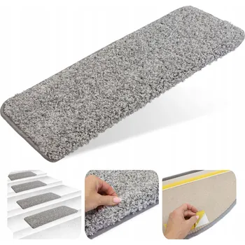 Nášlap na schod Podložky schodové lišty ELSIMONE CARPET , délka 65 cm, tloušťka 22 mm