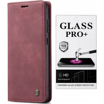 Pouzdro na mobilní telefon Flipové pouzdro Caseme pro Samsung Galaxy A20e, červené