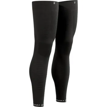 Cyklistické návleky Kompresní návleky na nohy Compressport FULL LEGS RECOVERY 2.0 T4 Černá