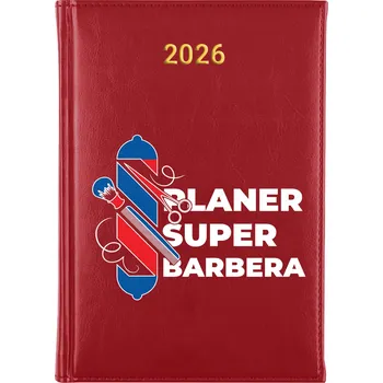 Kalendář Knižní kalendář 2026 A5 FunnyCase červený