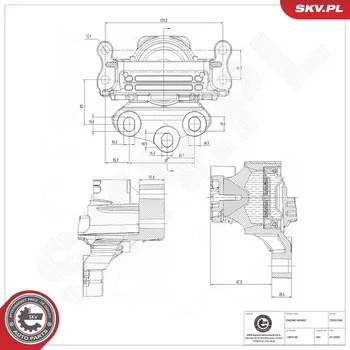 Zavěšení motoru Zavěšení motoru ESEN SKV 75SKV340