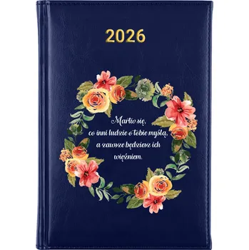 Kalendář Knižní kalendář 2026 A5 modrý