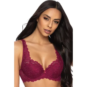 Podprsenka Dámská podprsenka CARMELA M-053/22 Bordó - MAT bordó 65F