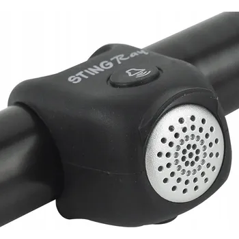 Zvonek na kolo Elektronický zvonek na kolo 90db silikonový - černý 35 mm L308