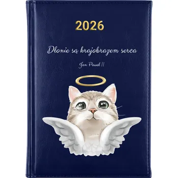 Kalendář Knižní kalendář 2026 A5 modrý