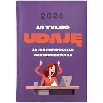 Kalendář Knihový kalendář 2026 A5 fialový