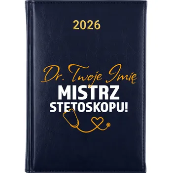 Kalendář Knižkový kalendář 2026 A5 FunnyCase modrý