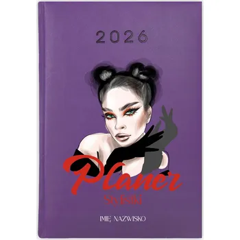 Kalendář Knihový kalendář 2026 A5 fialový