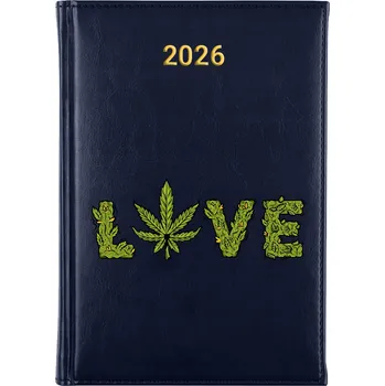 Kalendář Knižkový kalendář 2026 A5 FunnyCase modrý